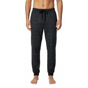 Marvel Logo All Over Print Men Jogger Style Soft & Comfy Sleep Pants (M/32-34)